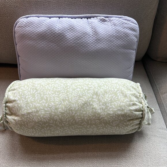 FINAL MARKDOWN!! Oblong Accent Pillow in Leafy Pattern - Picture 4 of 5